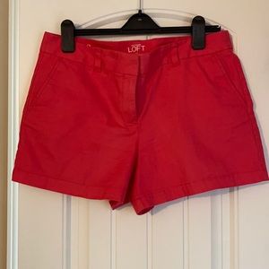 Loft pink shorts